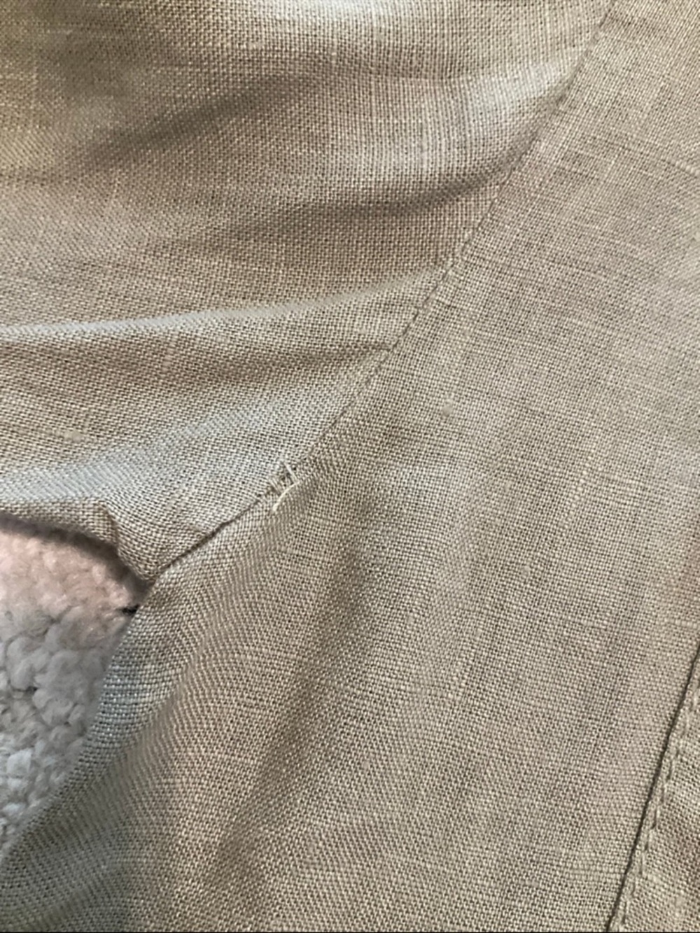 J. Crew olive linen short sleeved shirtdress, XS, NWT! - Picture 8 of 8